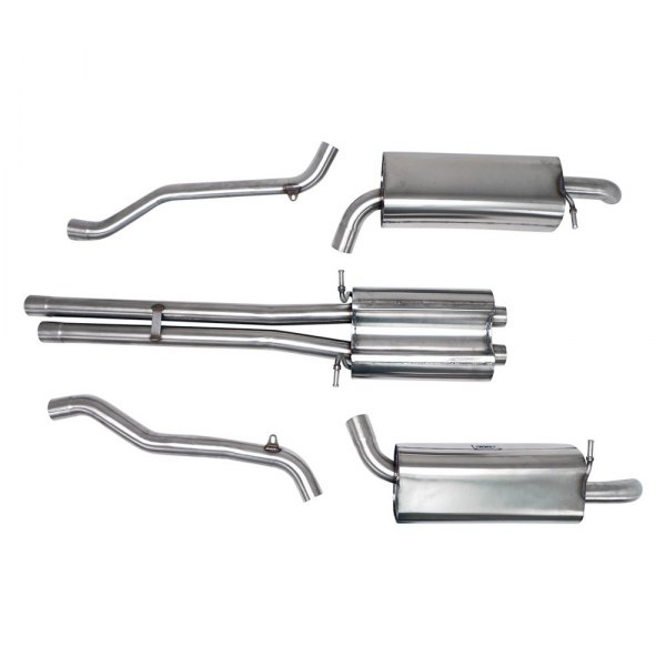 Billy Boat Exhaust® - Stainless Steel Cat-Back Exhaust System, Audi A6