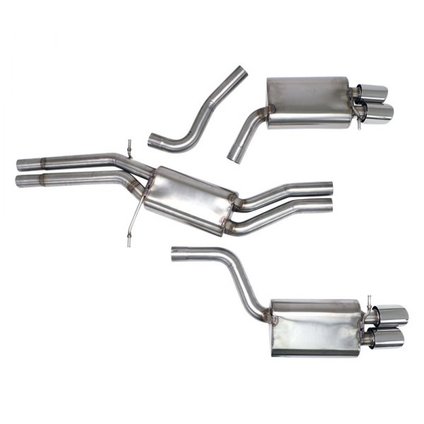 Billy Boat Exhaust® - Stealth™ Stainless Steel Cat-Back Exhaust System, Audi S4