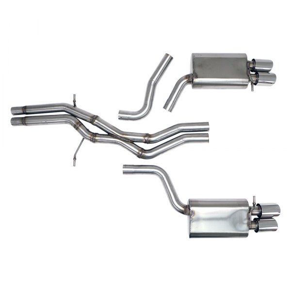 Billy Boat Exhaust® - Sport™ Stainless Steel Cat-Back Exhaust System, Audi S4