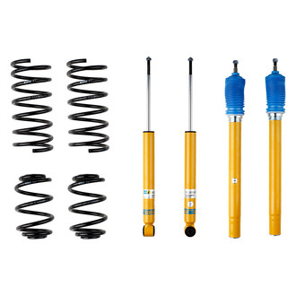 Bilstein® - 1.2"-1.6" x 1.2" B12 Series Pro-Kit Front and Rear Lowering Kit