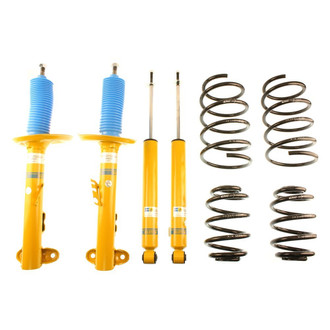 Bilstein® - 1.2" x 1.2" B12 Series Pro-Kit Front and Rear Lowering Kit