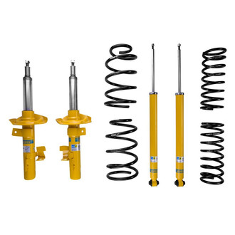 Bilstein® - 1" x 0.6" B12 Series Pro-Kit Front and Rear Lowering Kit