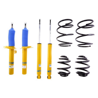 Bilstein® - 1" x 0.4" B12 Series Pro-Kit Front and Rear Lowering Kit