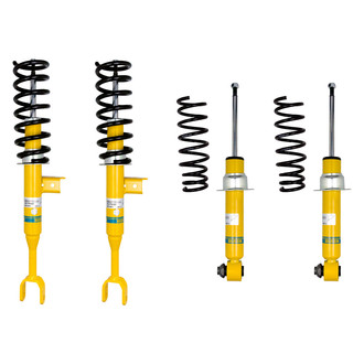 Bilstein® - 1" x 0.8" B12 Series Pro-Kit Front and Rear Lowering Kit