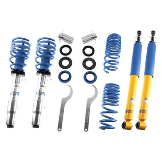 Bilstein® - 0.4"-1.4" x 0.8"-1.4" B16 Series PSS10 Front and Rear Coilover Kit