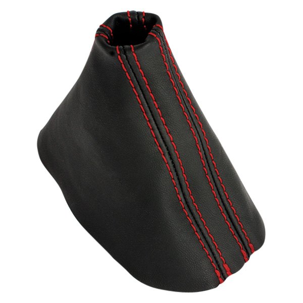 Black Forest Industries® - DSG/Automatic Leather Black Shift Boot with Red Stitching