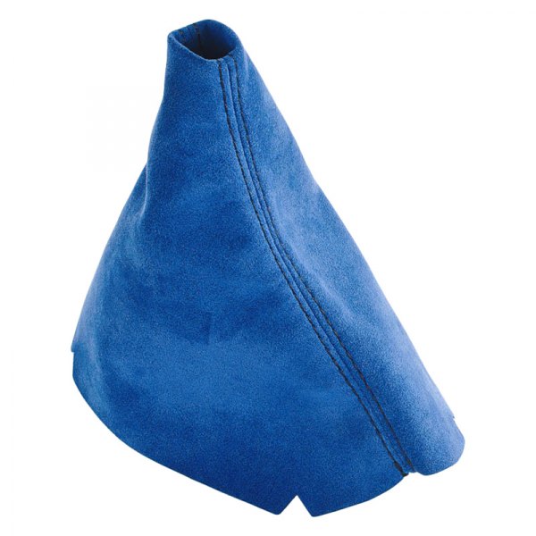Black Forest Industries® - Manual Blue Alcantara Shift Boot with Black Stitching