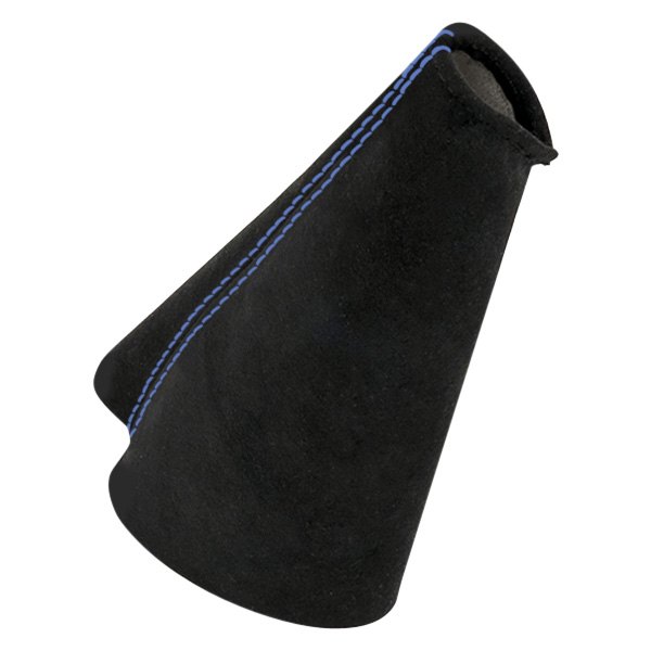 Black Forest Industries® - Black Alcantara E-Brake Boot with Blue Stitching