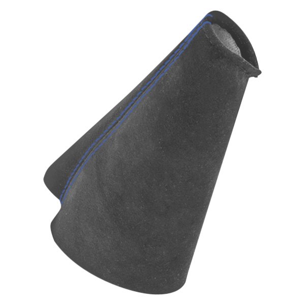 Black Forest Industries® - Gray Alcantara E-Brake Boot with Blue Stitching