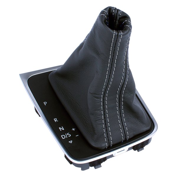 Black Forest Industries® - DSG/Automatic Leather Black Shift Boot with Silver Stitching