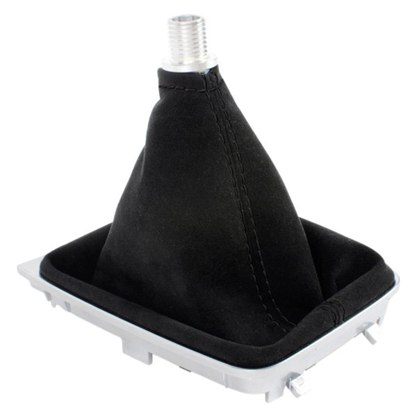 Black Forest Industries® - Manual Black Alcantara Shift Boot with Black Stitching