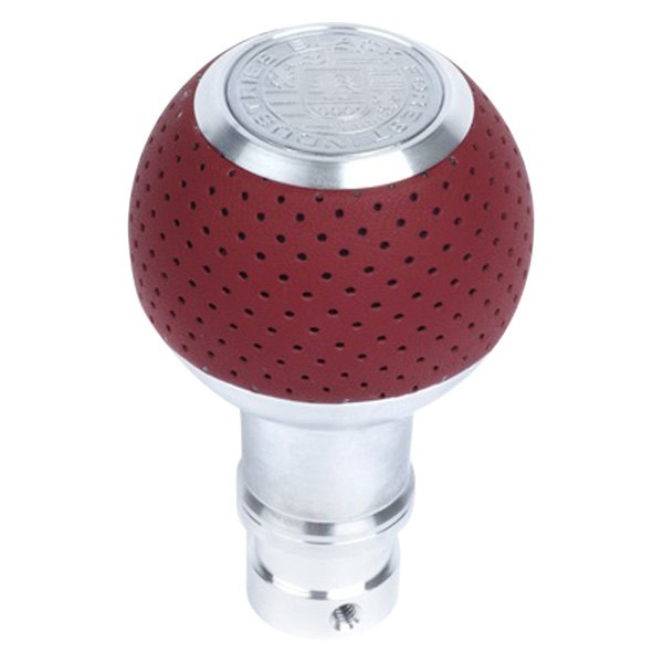 Black Forest Industries® - Magma Red Heavy Weight Shift Knob with Silver Logo