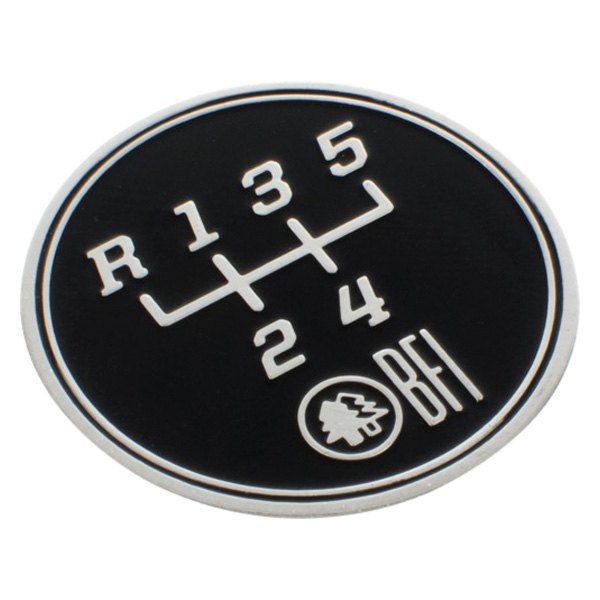 Black Forest Industries® - 5-Speed Gate Pattern Coin Insert for Heavy Weight Shift Knobs (Transverse)
