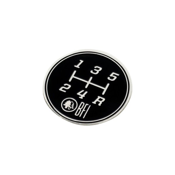 Black Forest Industries® - 5-Speed Gate Pattern Coin Longitudinal Shift Knob Insert