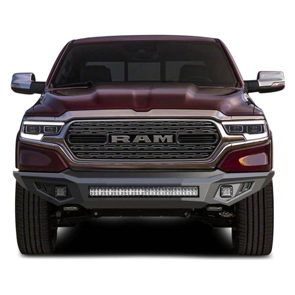 Black Horse® - Armour II Full Width Front HD Black Bumper