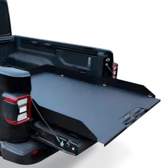 Black Horse® - Slide Tray with Aluminum Checker Plate