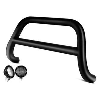 Black Horse® - 2.5" Bull Bar with 5.3" Round Flood LED Lights