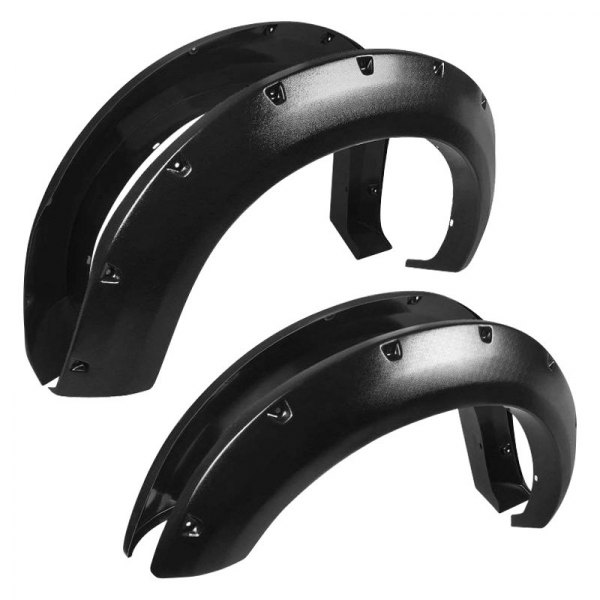 Black Horse® - Textured Black Front and Rear Fender Flares
