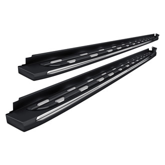 Black Horse® - 5" OE Style Black with Chrome Running Boards