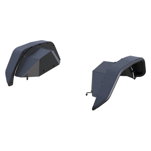 Black Horse® - Black Aluminum Rear Inner Fender Liners