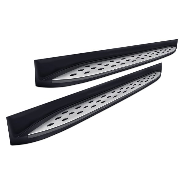 Black Horse® - 5" OEM Replica Black with Chrome Running Boards