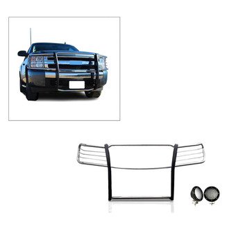 Black Horse® - Modular Design Grille Guard with LED Lights