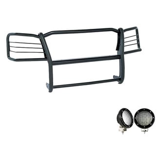 Black Horse® - Modular Design Black Grille Guard with LED Lights