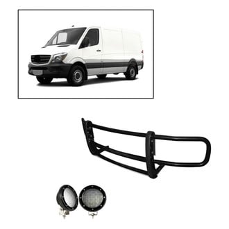 Black Horse® - Spartan Series Grille Guard with 5.3" LED Lights