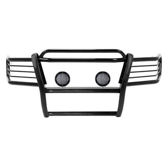 Black Horse® - Modular Design Black Grille Guard with LED Lights