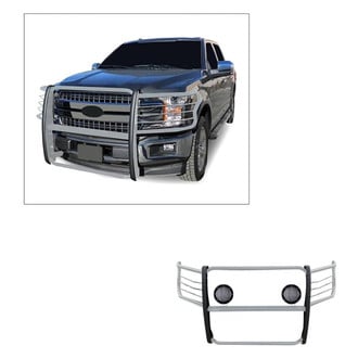 Black Horse® - Modular Design Grille Guard with LED Lights