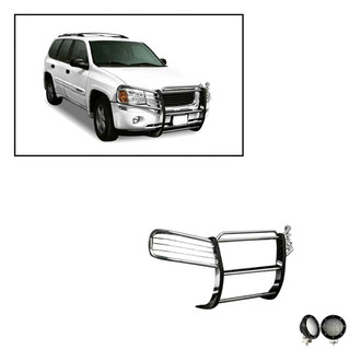 Black Horse® - Modular Design Grille Guard with Lights