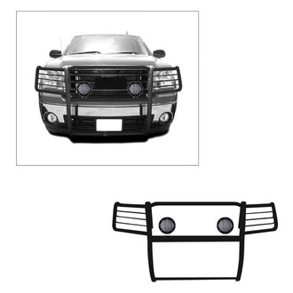 Black Horse® - Modular Design Black Grille Guard with LED Lights