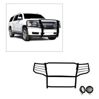 Black Horse® - Modular Design Grille Guard with Lights