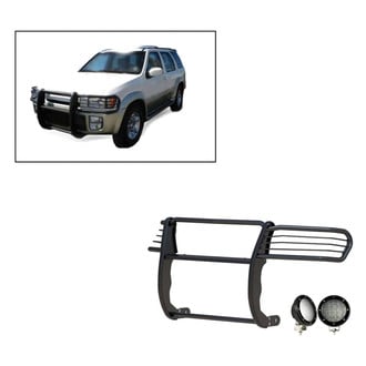 Black Horse® - Modular Design Grille Guard with Lights