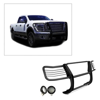 Black Horse® - Modular Design Grille Guard with Lights