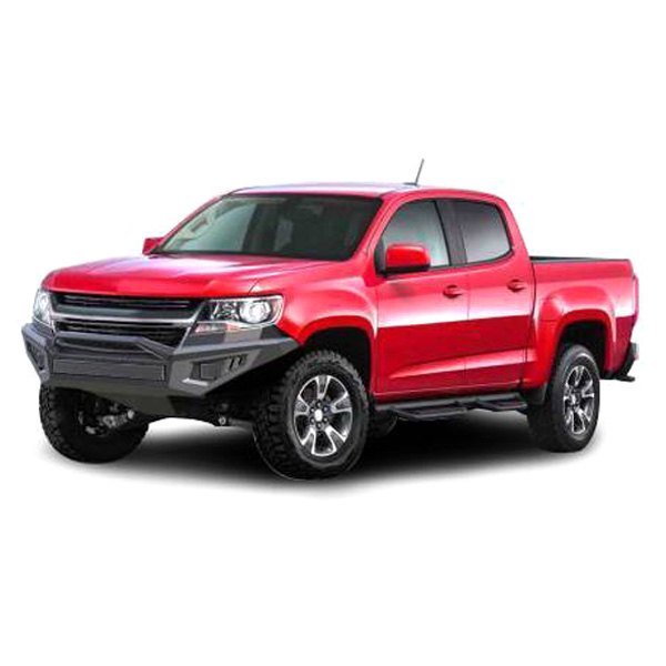 Black Horse® - Chevy Colorado Base / LT / WT / Z71 2017 Armour II Full  Width Black Front HD Bumper with Hoop