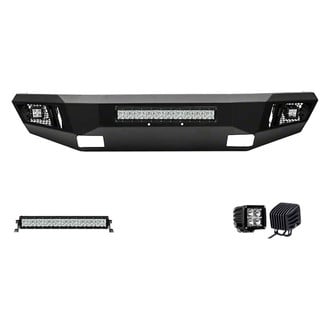 Black Horse® - Armour Full Width Black Front HD Bumper