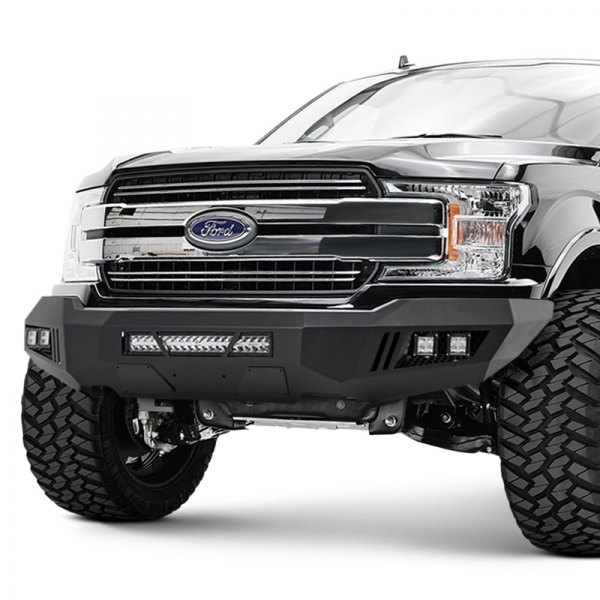 Black Horse® - Ford F-150 2018 Armour Full Width Black Front Hd Bumper