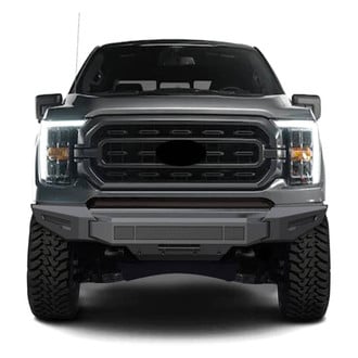 Black Horse® - Armour II Full Width Black Front Modular Bumper