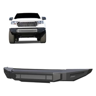 Black Horse® - Armour II Full Width Black Front Modular Bumper