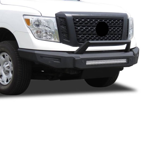 Black Horse® - Armour II Full Width Front Modular Black Bumper