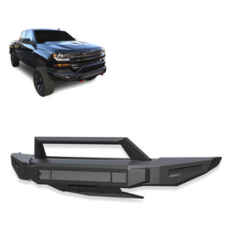 Black Horse® - Armour II Full Width Black Front Modular Bumper