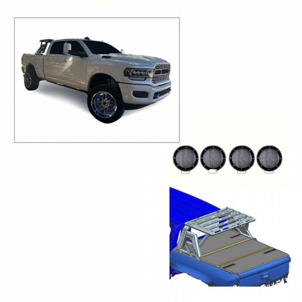 Black Horse® - Armour II Roll Bar Kit with Basket