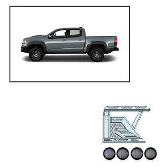 Black Horse® - Armour II Roll Bar Kit with Basket
