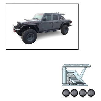 Black Horse® - Armour II Roll Bar Kit with Basket
