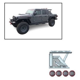 Black Horse® - Armour II Roll Bar Kit with Basket