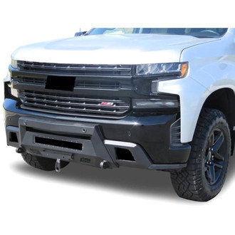 Black Horse® - Armour III Stubby Winch Front HD Bumper with Hoop