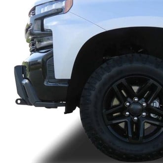 Black Horse® - Armour III Light Stubby Black Front HD Bumper with Hoop