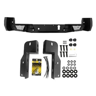 Black Horse® - Armour Full Width Black Rear HD Bumper