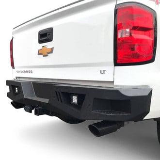 Black Horse® - Armour Full Width Black Rear HD Bumper